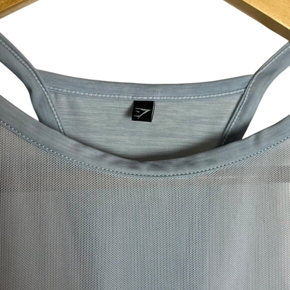 Gymshark X Nikki Blackketter‎ Women's M Tank Top Powder Blue Sporty Athletic - Picture 5 of 5